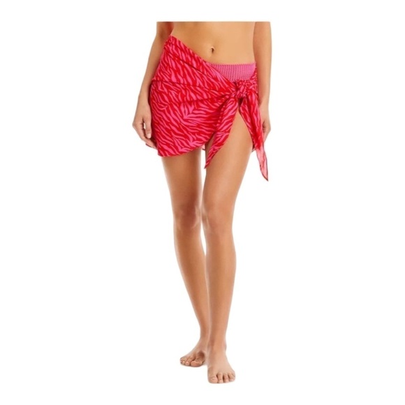 Peixoto Pink Tiger Print Sarong NWOT - Picture 1 of 4